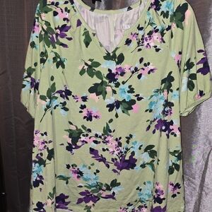D&CO Floral Print Women's Top